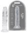 Dildo Loving Joy, cu ventuza, transparent, 16 cm