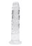 Dildo Loving Joy, cu ventuza, transparent, 16 cm