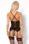 Set lenjerie sex corset sexy si chiloti, Livia Corsetti, Roxelani