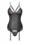 Set lenjerie sex corset sexy si chiloti, Livia Corsetti, Roxelani
