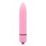 Vibrator Glossy Thin Vibe Deep Roze Lucios - detaliu design
