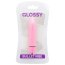 Vibrator Glossy Thin Vibe Deep Roze Lucios - culoare si material