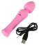 Vibrator Bagheta Masaj Sweet Smile Rechargeable Mini Wand, Roz - 16,7 cm