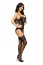 Set Corset si bikini, lenjerie sexy, Beauty Night, Charlize, negru