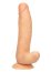 Dildo Fireman CalExotics 21cm natural skin vedere laterala corp flexibil TPE