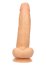 Dildo Working Stiff Fireman 21cm natural vedere din spate baza ventuza puternica
