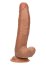 Dildo CEO CalExotics 17cm caramel skin tone vedere laterala corp flexibil TPE