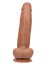 Dildo CEO CalExotics 17cm folosit cu ham strap-on ventuza robusta caramel