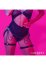 CalExotics Euphoria Collection Thigh Harness With Chains - Negru