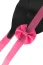 Portjartier LateX, Cottelli Collection, cu strapsuri, cleme si funda roz - Negru