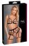 Set Lenjerie Intima Provocatie Harness Look Cottelli Lingerie - Negru - vedere de ansamblu