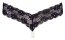 Chiloti din dantela cu perle stimulatoare, Cottelli Lingerie - Negru