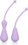 Set bile silicon CalExotics, Weighted pentru Exercitii Kegel - Purple, 0.37 kg