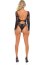 Body Pink Lipstick Lingerie On Chokehold Bodystocking - Negru, S-L