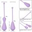 Set bile silicon CalExotics, Weighted pentru Exercitii Kegel - Purple, 0.37 kg