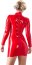 Rochie Mini Latex - Rosu
