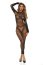 Bodystocking Plasa Rene Rofe, Mad Love - Negru