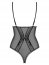 Body dantela transparenta delicat - Obsessive 862-TED - negru