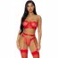 Set Lenjerie intima Forplay Good As Gold - Rosu