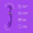 Aparat Masaj Loving Joy Dual Ended Wand -20 Viteze, 8 Vibratii - Violet