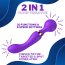 Aparat Masaj Loving Joy Dual Ended Wand -20 Viteze, 8 Vibratii - Violet