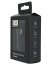 ​Dop anal din silicon Toosh, mic, negru, 7,4 cm, Small