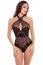 Body Midnight Halter Teddy Black, Rene Rofe