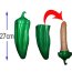 Dildo Diverty Sex "Green Pepper" - Verde - vedere frontala