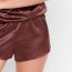 Pijamale Femei LingaDore Satin - Maro