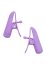 Cleme Sfarcuri cu Vibratii California Exotics "Nipplettes" - Violet##