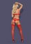 Lenjerie Intima Obsessive Set Heartina - Rosu