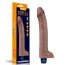 Vibrator Reincarcabil USB, Lovetoy, Real Softee, Silicon, Maron, 10 Vibratii - 28 cm x 4 cm