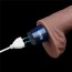 Vibrator Reincarcabil USB, Lovetoy, Real Softee, Silicon, Maron, 10 Vibratii - 28 cm x 4 cm