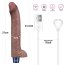 Vibrator Reincarcabil USB, Lovetoy, Real Softee, Silicon, Maron, 10 Vibratii - 28 cm x 4 cm