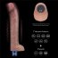 Vibrator Reincarcabil USB, Lovetoy, Real Softee, Silicon, Maron, 10 Vibratii - 28 cm x 4 cm