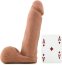 Realistic Ultraskin dildo Vac-U-Lock 8" UR3, maron - 20 cm