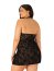 Set Camasa de Noapte si Bikini Softily Obsessive - Negru