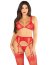 Set Lenjerie Intima Glamour Leg Avenue -Rosu