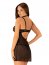 BabyDoll și Tanga Elizenes Obsessive - Negru