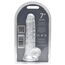 Dildo Loving Joy, cu testicule, Transparent, 19 cm