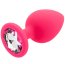 ​Dop anal din silicon Toosh, mare, roz, 9,4 cm, Large