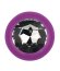 ​Dop anal din silicon Toosh, mic, violet, 7,4 cm, Small