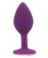 ​Dop anal din silicon Toosh, mic, violet, 7,4 cm, Small