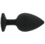 ​Dop anal din silicon Toosh, mare, negru, 9,4 cm, Large