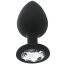 ​Dop anal din silicon Toosh, mare, negru, 9,4 cm, Large