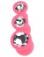 Set 3 bucati dopuri anale, Toosh, mic, medium, mare, silicon roz