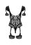 Bodystocking Obsessive G334- Negru