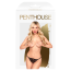Bikini dantela decupati Hot Getaway Penthouse - Negru - culoare si material