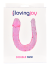 Double Mini Dildo, Loving Joy, Roz, 28 cm