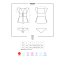 Set Babydoll si Tanga 868-BAB Obsessive - Negru